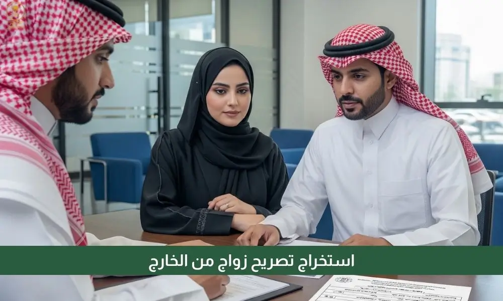 استخراج تصريح زواج من الخارج