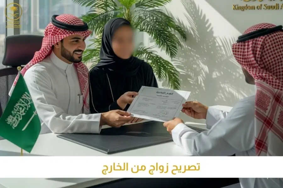 تصريح زواج من الخارج