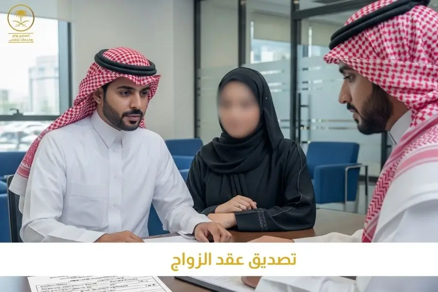 تصديق عقد الزواج